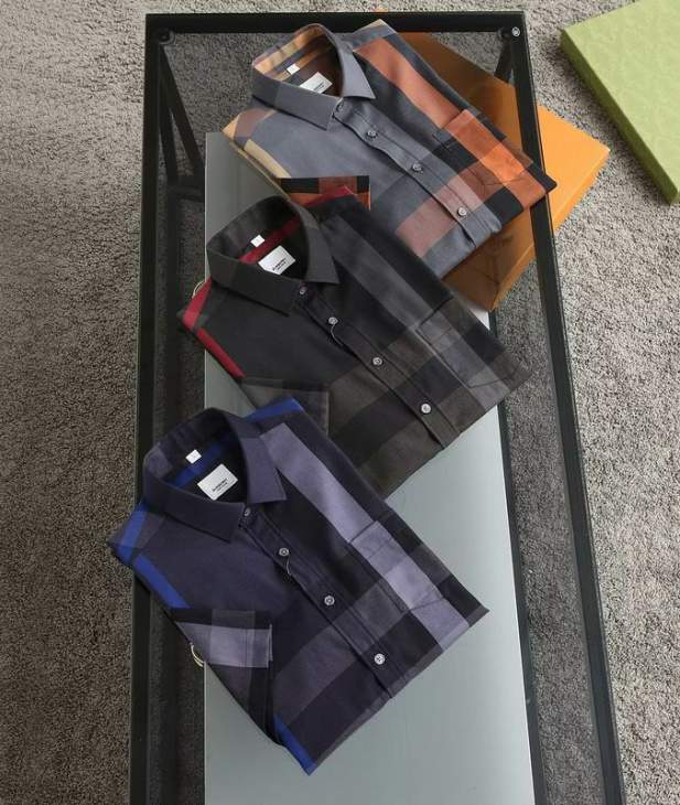 Picture of Burberry Shirts Short _SKUBurberryM-3XL8qx1227971